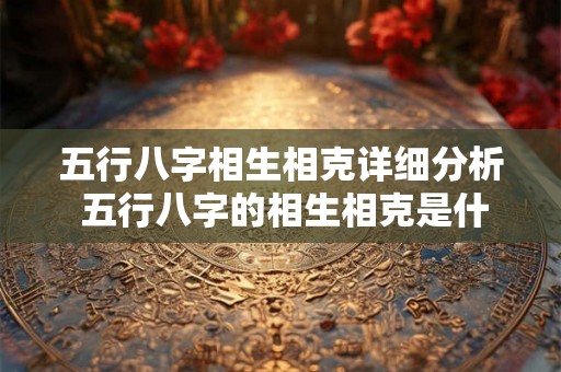 五行八字相生相克详细分析 五行八字的相生相克是什么 五行八字相生相克详细分析 五行八字的相生相克是什么