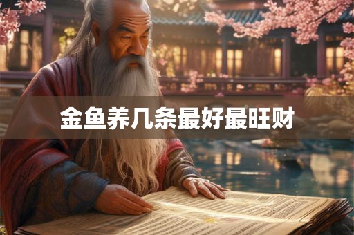 金鱼养几条最好最旺财
