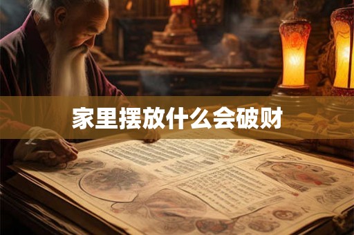 家里摆放什么会破财 家里摆放什么会破财