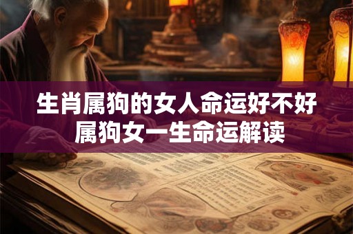 生肖属狗的女人命运好不好 属狗女一生命运解读