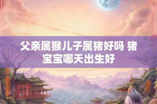 父亲属猴儿子属猪好吗 猪宝宝哪天出生好