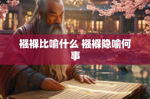 襁褓比喻什么 襁褓隐喻何事