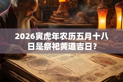 2026寅虎年农历五月十八日是祭祀黄道吉日? 2026寅虎年农历五月十八日是祭祀黄道吉日?