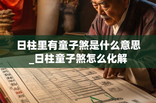 日柱里有童子煞是什么意思_日柱童子煞怎么化解