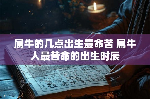 属牛的几点出生最命苦 属牛人最苦命的出生时辰