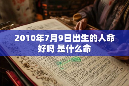 2010年7月9日出生的人命好吗 是什么命