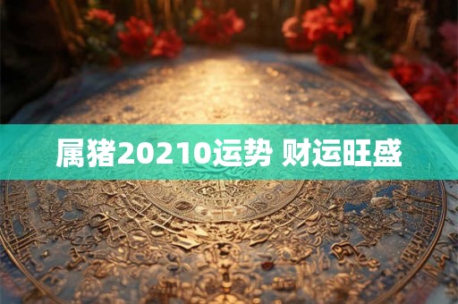 属猪20210运势 财运旺盛 属猪20210运势 财运旺盛