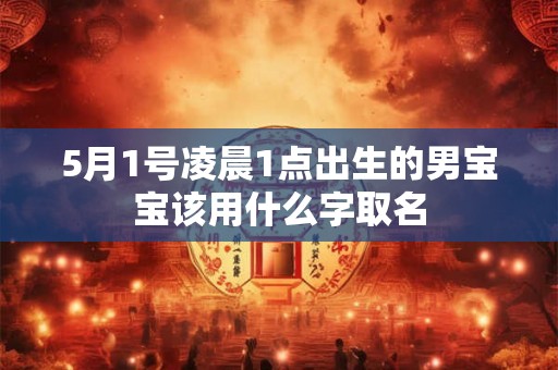 5月1号凌晨1点出生的男宝宝该用什么字取名 5月1号凌晨1点出生的男宝宝该用什么字取名