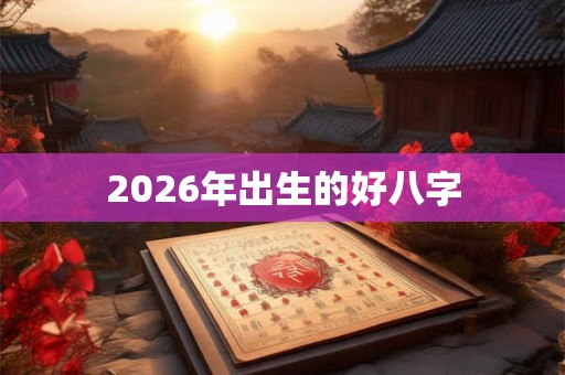2026年出生的好八字