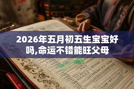 2026年五月初五生宝宝好吗,命运不错能旺父母