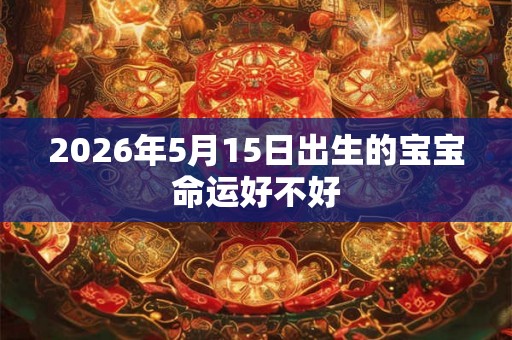 2026年5月15日出生的宝宝命运好不好