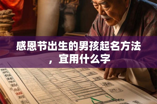 感恩节出生的男孩起名方法，宜用什么字
