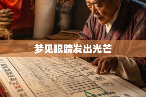 梦见眼睛发出光芒 梦见眼睛发出光芒