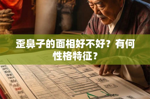 歪鼻子的面相好不好？有何性格特征？