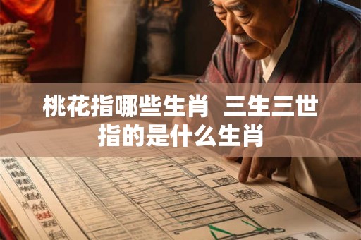 桃花指哪些生肖  三生三世指的是什么生肖