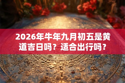 2026年牛年九月初五是黄道吉日吗？适合出行吗？