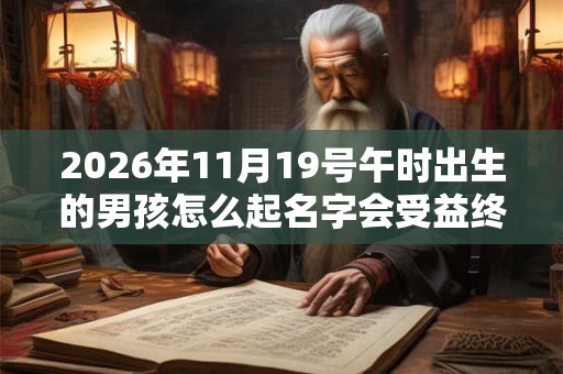 2026年11月19号午时出生的男孩怎么起名字会受益终生