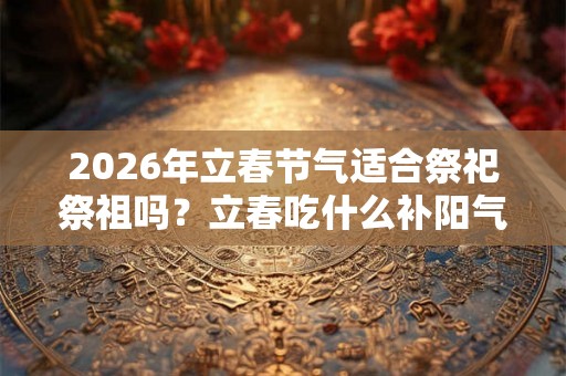 2026年立春节气适合祭祀祭祖吗？立春吃什么补阳气？
