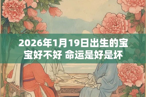 2026年1月19日出生的宝宝好不好 命运是好是坏