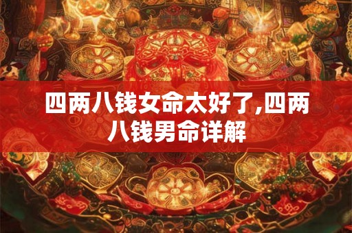 四两八钱女命太好了,四两八钱男命详解