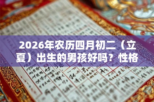 2026年农历四月初二（立夏）出生的男孩好吗？性格怎么样？