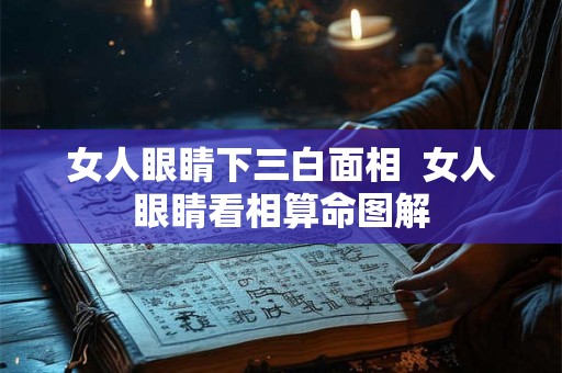 女人眼睛下三白面相  女人眼睛看相算命图解