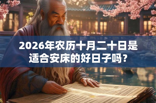 2026年农历十月二十日是适合安床的好日子吗？
