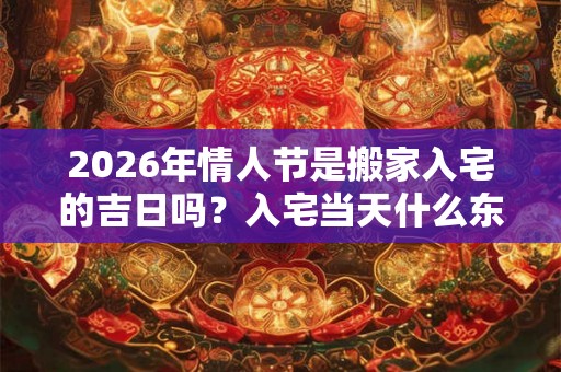 2026年情人节是搬家入宅的吉日吗？入宅当天什么东西先进？