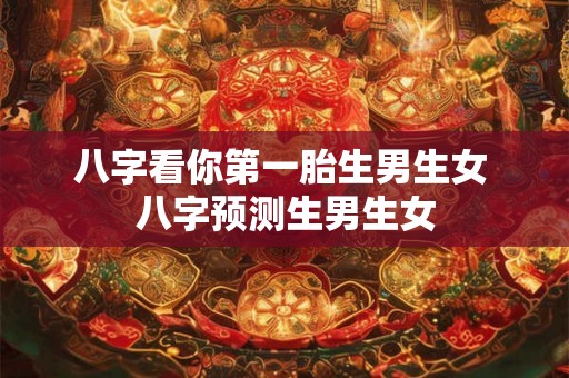 八字看你第一胎生男生女 八字预测生男生女