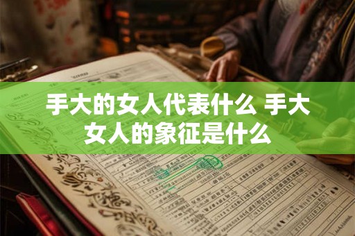 手大的女人代表什么 手大女人的象征是什么