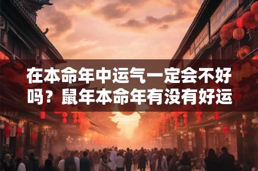 在本命年中运气一定会不好吗?鼠年本命年有没有好运势? 在本命年中运气一定会不好吗?鼠年本命年有没有好运势?