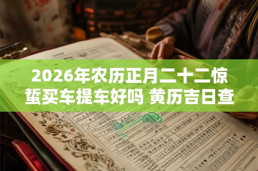 2026年农历正月二十二惊蜇买车提车好吗 黄历吉日查询
