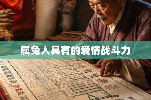 属兔人具有的爱情战斗力