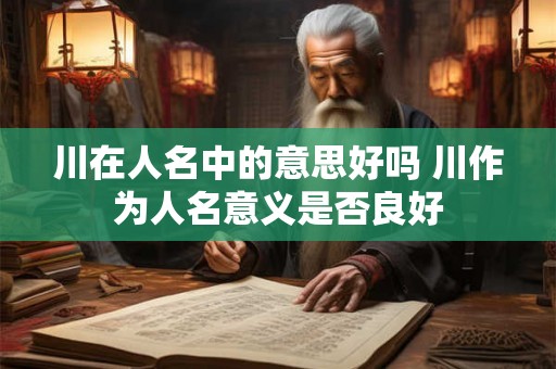 川在人名中的意思好吗 川作为人名意义是否良好