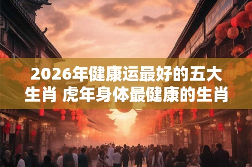 2026年健康运最好的五大生肖 虎年身体最健康的生肖