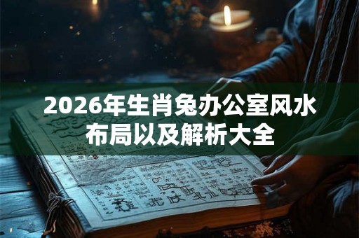 2026年生肖兔办公室风水布局以及解析大全