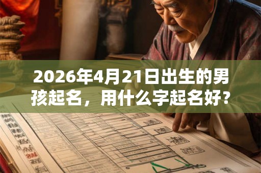 2026年4月21日出生的男孩起名，用什么字起名好？