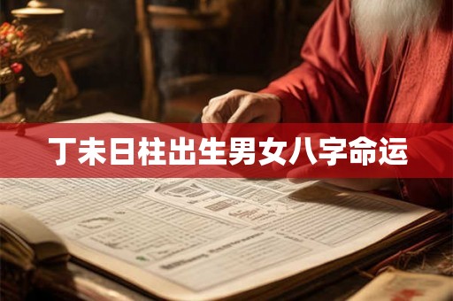 丁未日柱出生男女八字命运