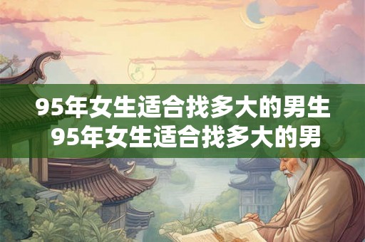 95年女生适合找多大的男生 95年女生适合找多大的男生