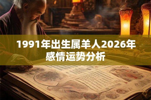 1991年出生属羊人2026年感情运势分析