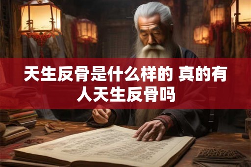 天生反骨是什么样的 真的有人天生反骨吗 天生反骨是什么样的 真的有人天生反骨吗