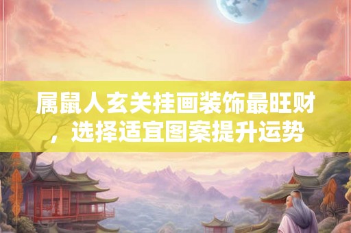 属鼠人玄关挂画装饰最旺财，选择适宜图案提升运势