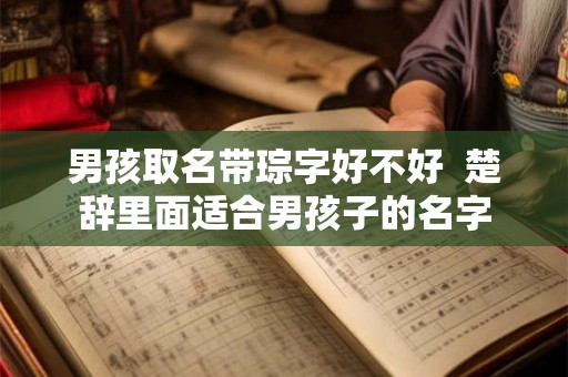男孩取名带琮字好不好  楚辞里面适合男孩子的名字