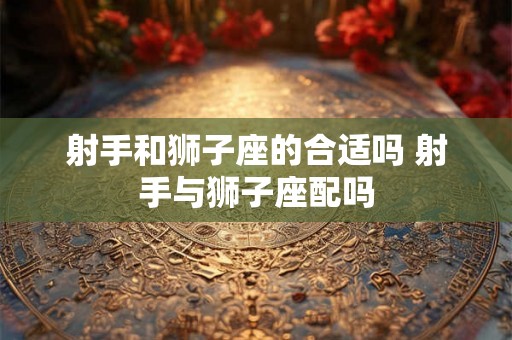 射手和狮子座的合适吗 射手与狮子座配吗