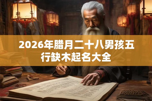 2026年腊月二十八男孩五行缺木起名大全