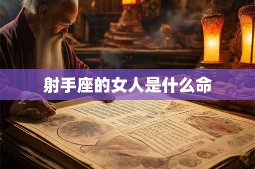 射手座的女人是什么命