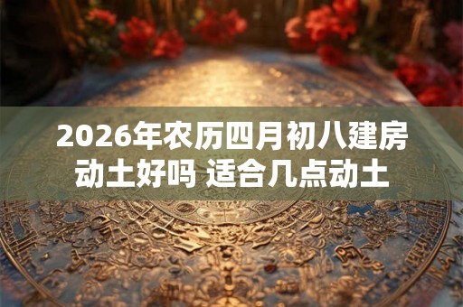 2026年农历四月初八建房动土好吗 适合几点动土