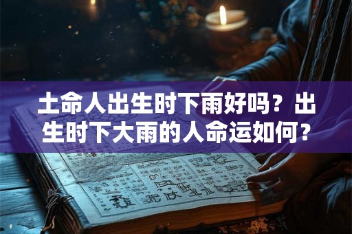 土命人出生时下雨好吗？出生时下大雨的人命运如何？