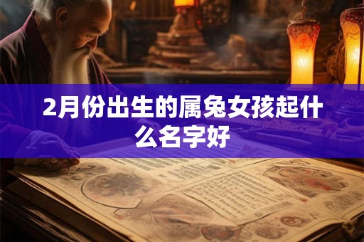 2月份出生的属兔女孩起什么名字好 2月份出生的属兔女孩起什么名字好