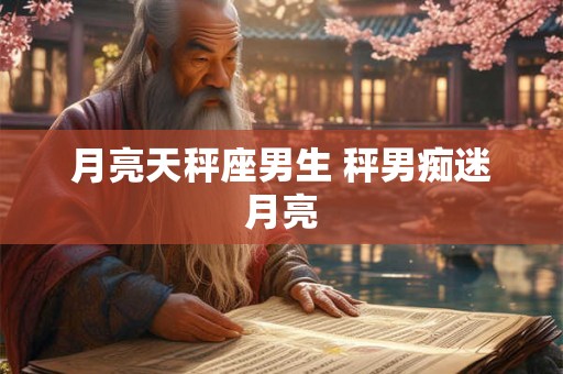 月亮天秤座男生 秤男痴迷月亮